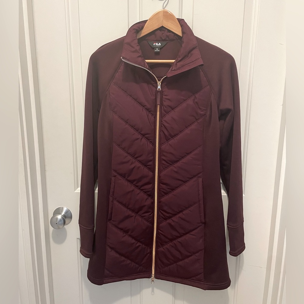 Fila Sport Mixed Media Jacket Womens size M